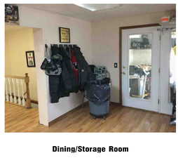 Bedroom with light wood-style flooring