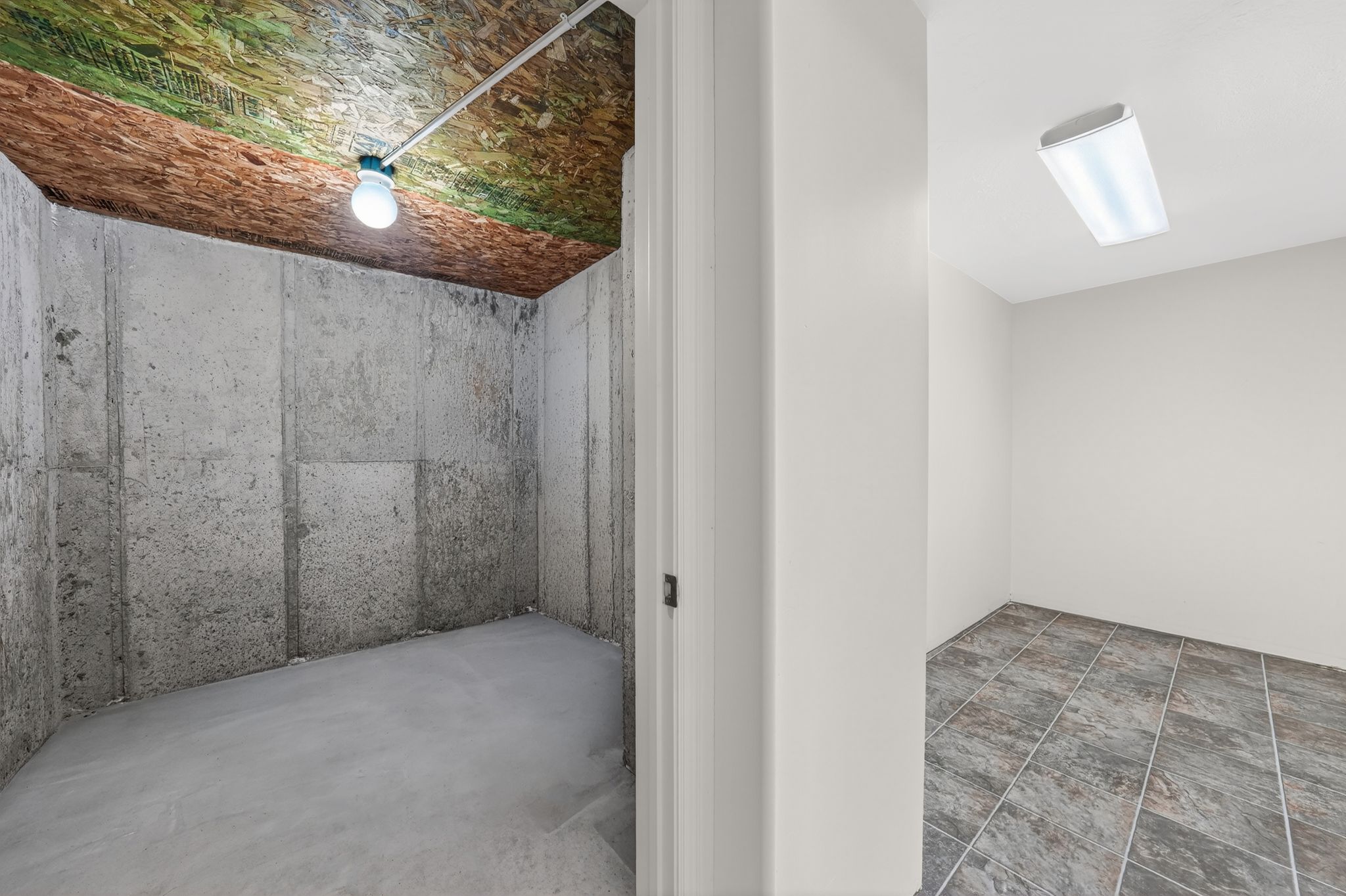 View of basement