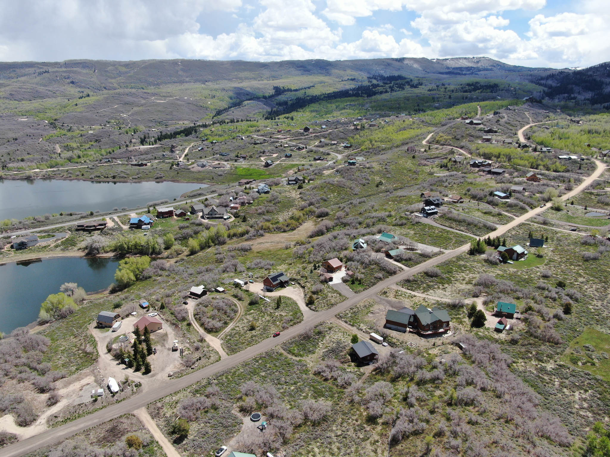 Bird's eye view toward the Lakes - SE