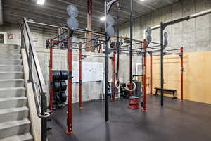 View of workout room