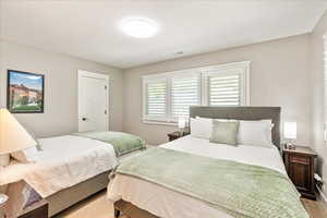 Bedroom featuring wood finished floors