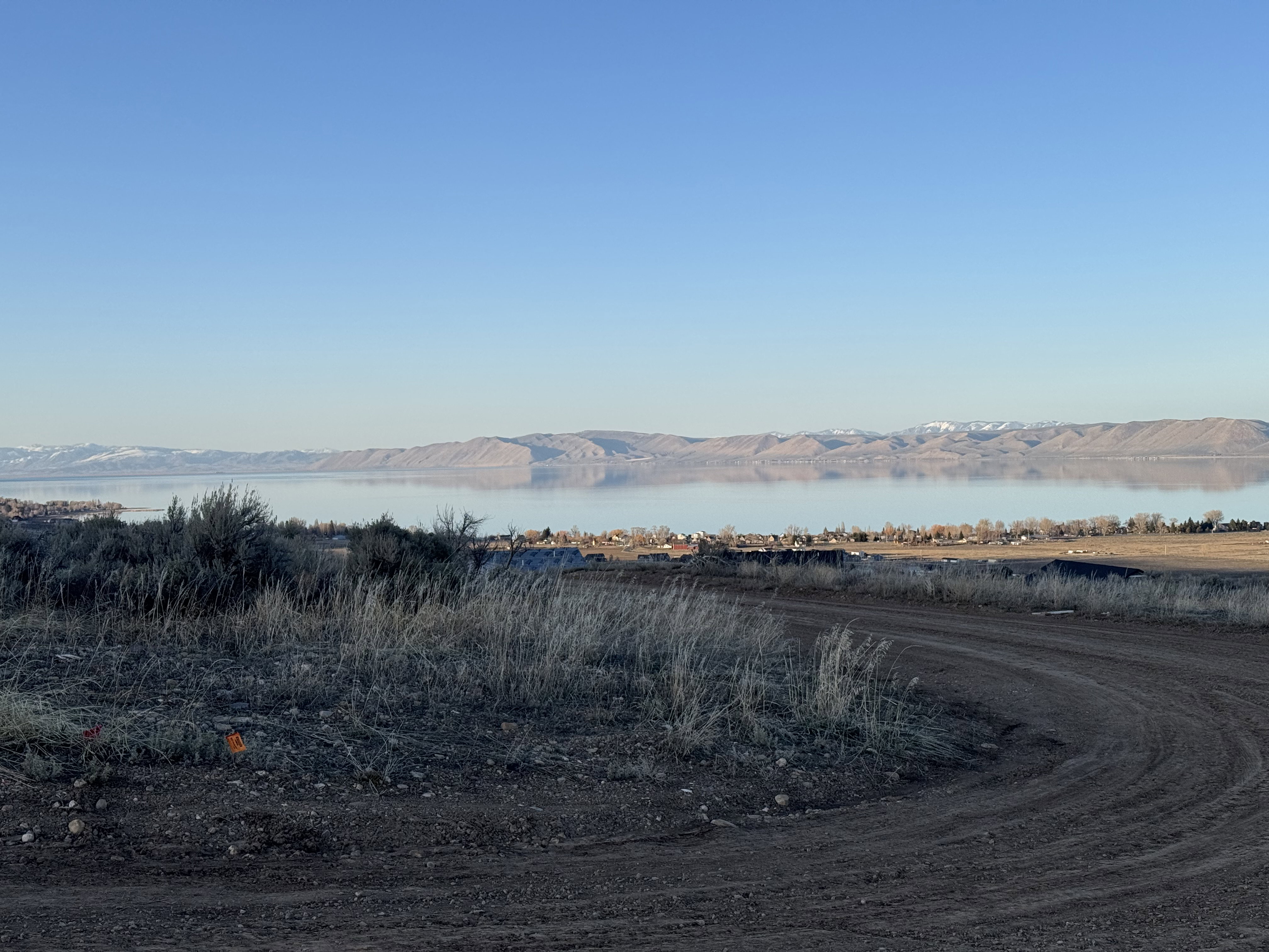 Water view with mountains