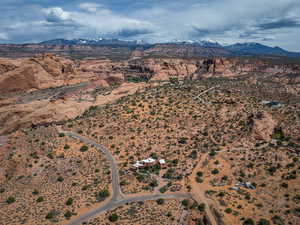 View of rural area featuring a desert landscape and mountains