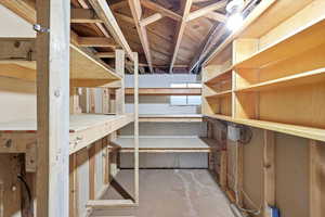 View of storage area