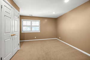 Bedroom with attached full ensuite.