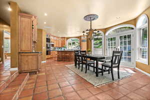 Kitchen and Kitchen Dining Area.