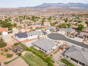 Bird's eye view of mountains