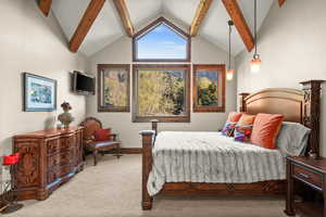 second floor primary bedroom