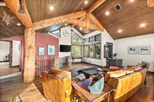 second floor open living space
