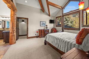 Second floor primary bedroom