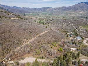 View of mountain background