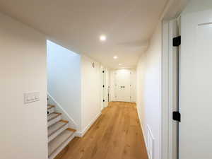 Engineered hardwood down too