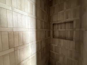 Detailed view of a relaxing sauna