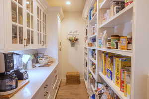 View of storage area