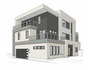 * Rendering of The Del Rey