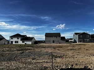 View of yard featuring a residential view