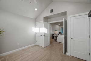 Bedroom #3 looking out at great room