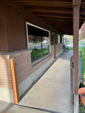 View of porch
