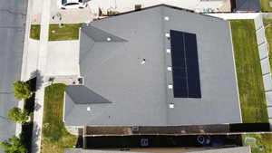 Aerial view of property and surrounding area