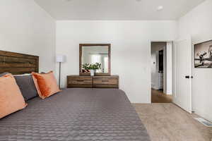 Large bedroom with King bed (& balcony)