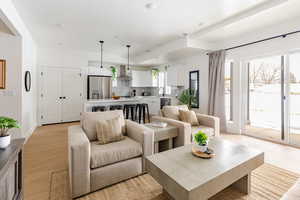 Large kitchen/living room fully furnished and stocked!