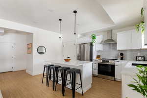 Brand new beautiful kitchen with access to the garage.