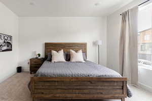Primary bedroom with great natural light