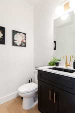 1/2 bathroom on main floor.