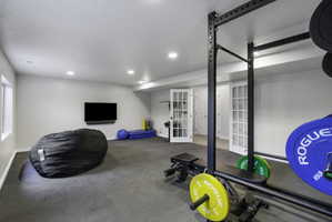 Workout area or bedroom #5  downstairs