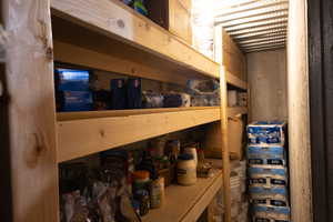 View of storage room