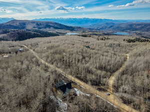 Aerial view of mountains