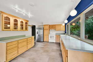 Kitchen as seen from the dining room