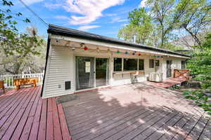 Wrap around deck