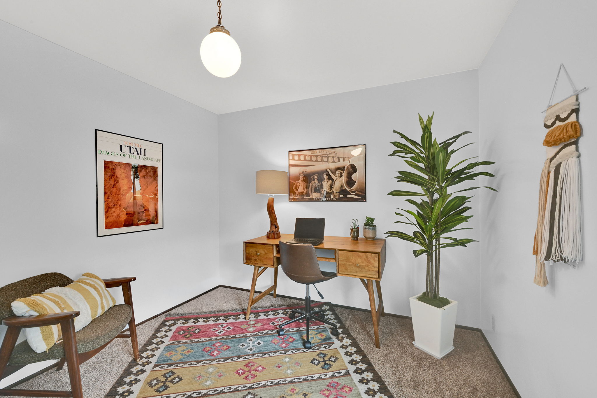 Bedroom 3 (shown as office)