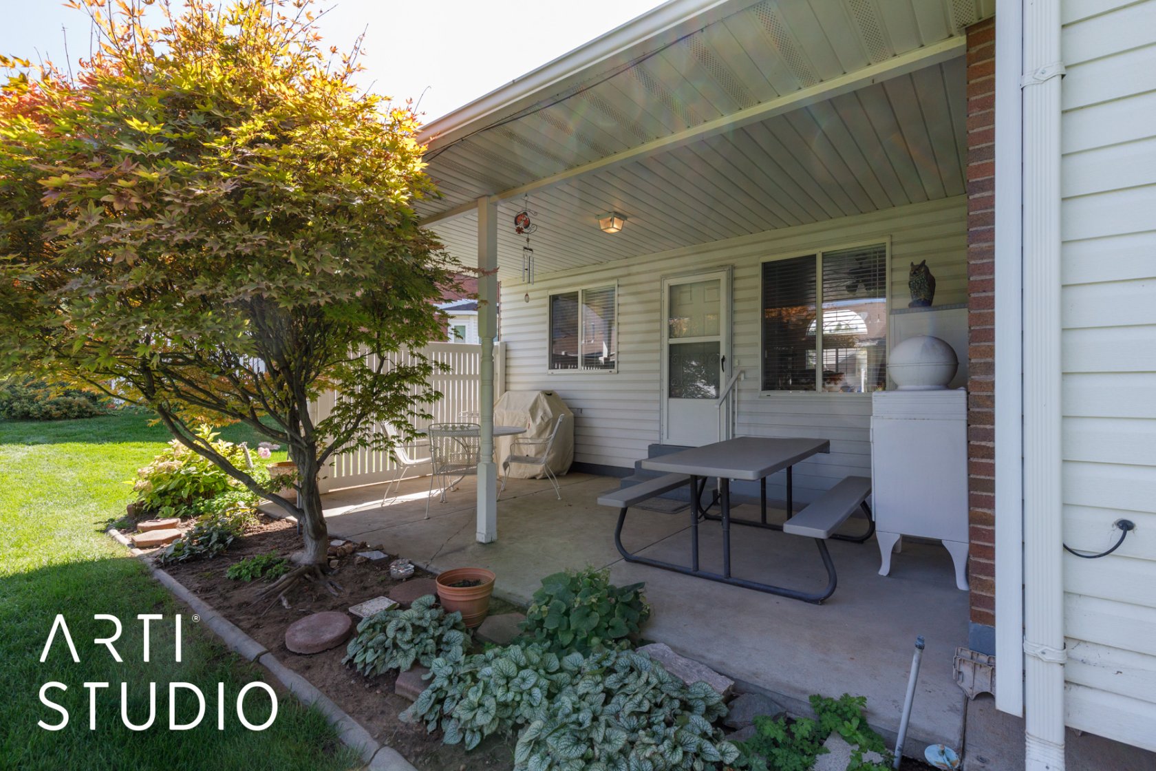 View of patio / terrace with a grill