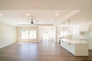 Kitchen to family roo