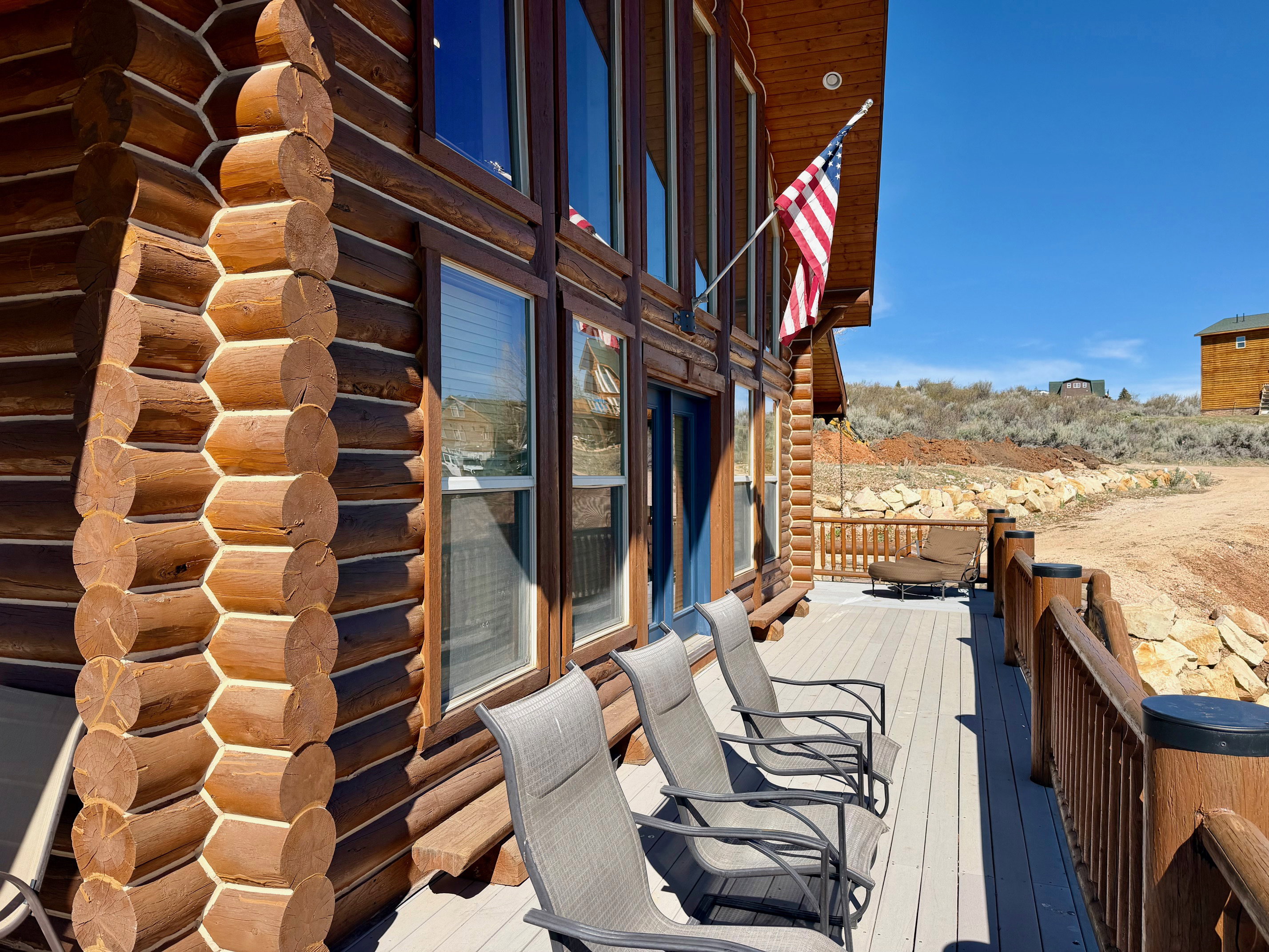View of deck