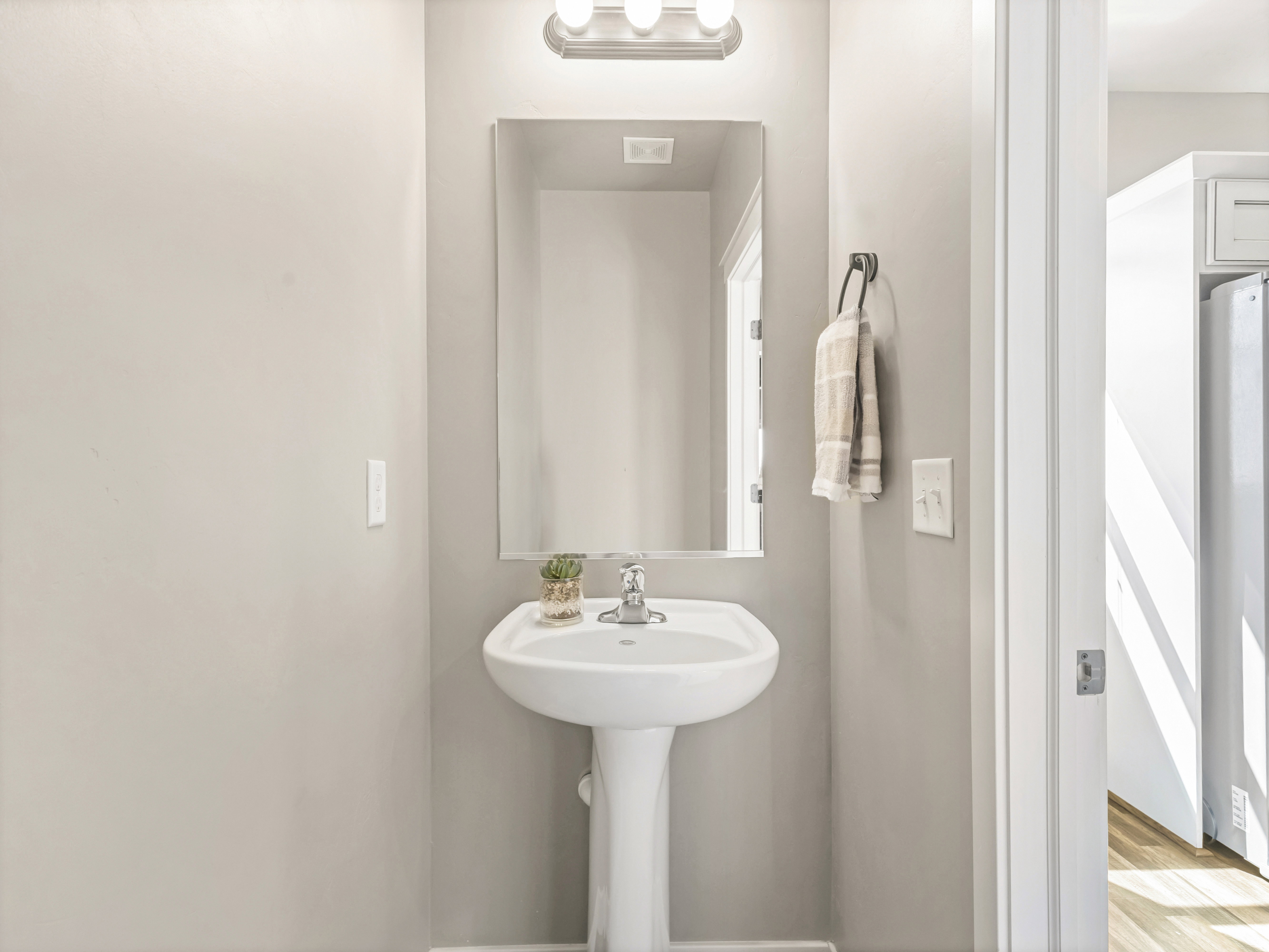 View of  Powder Bathroom