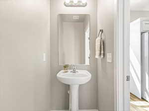 View of  Powder Bathroom