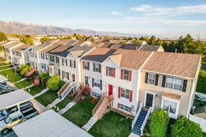 Aerial view of community