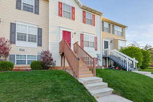 Front view of property with Trex stairs