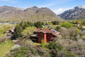 View of mountain background
