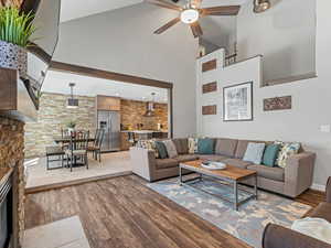 Massive vaulted ceilings!