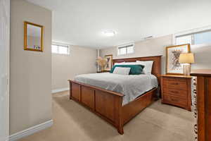 A spacious, beautifully designed primary suite—your private retreat to relax and unwind.