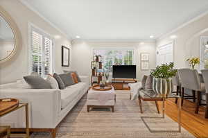 Beautiful family room.