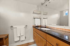 Large full bathroom.