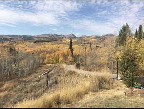 View of mountain background