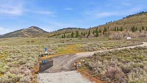 View of mountain backdrop