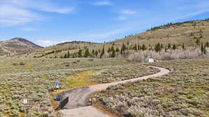 View of mountain backdrop