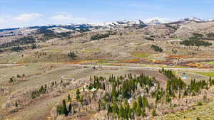 View of mountain background